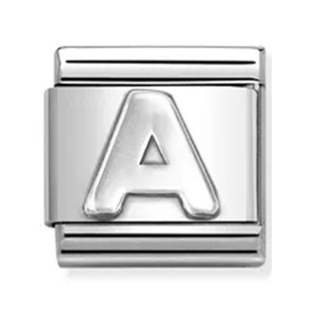 Nomination classic lettre A Argent