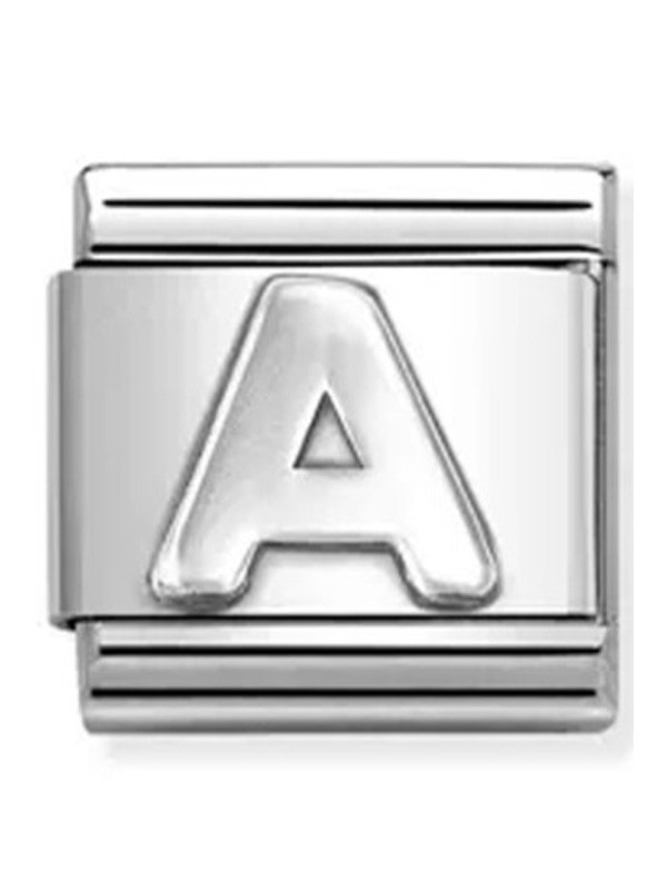 Nomination classic lettre A Argent