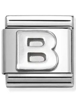 Nomination classic lettre B Argent