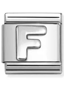 Nomination classic lettre F Argent