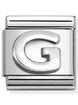 Nomination classic lettre G Argent