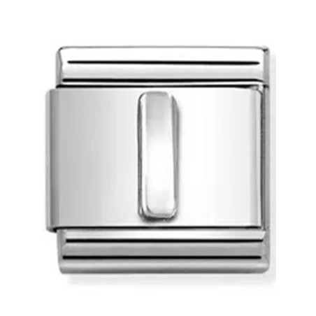 Nomination classic lettre I Argent