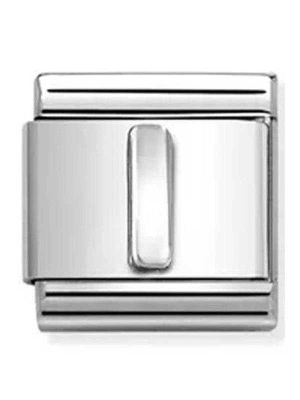 Nomination classic lettre I Argent