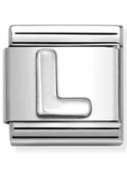 Nomination classic lettre L Argent