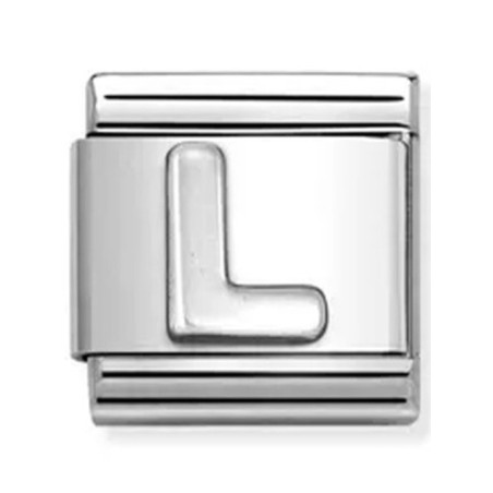 Nomination classic lettre L Argent