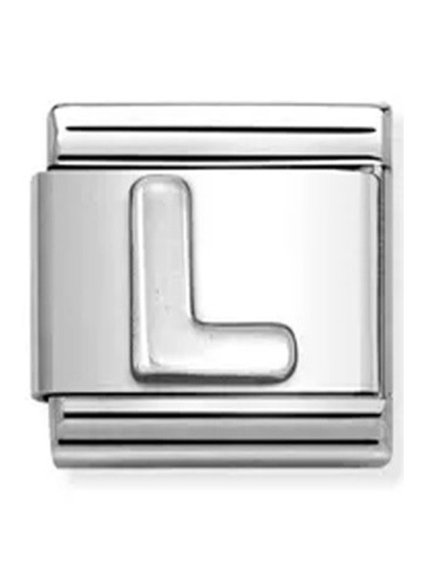 Nomination classic lettre L Argent
