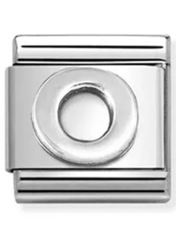 Nomination classic lettre O Argent