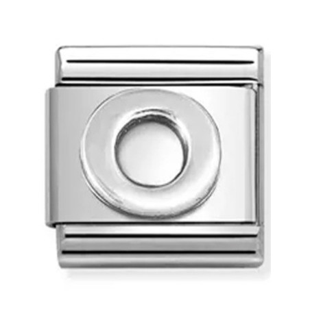 Nomination classic lettre O Argent