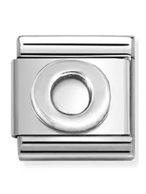 Nomination classic lettre O Argent