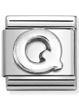 Nomination classic lettre Q Argent