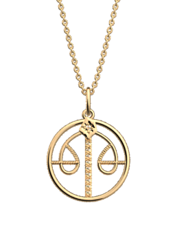 Collier Zodiaque Les Georgettes Doré | UB Bijoux