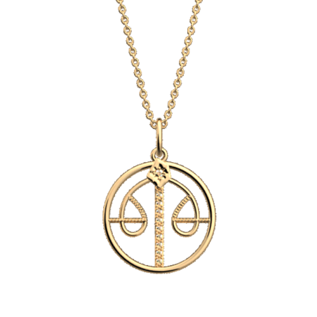 Collier Zodiaque Les Georgettes Doré | UB Bijoux