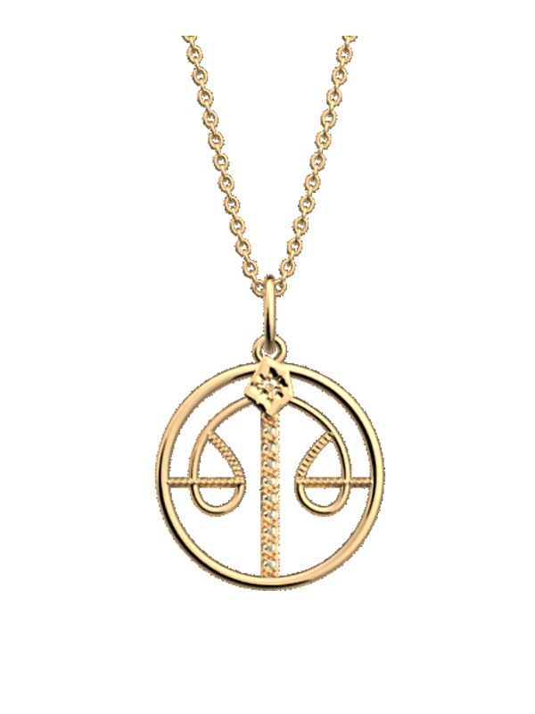 Collier Zodiaque Les Georgettes Doré | UB Bijoux