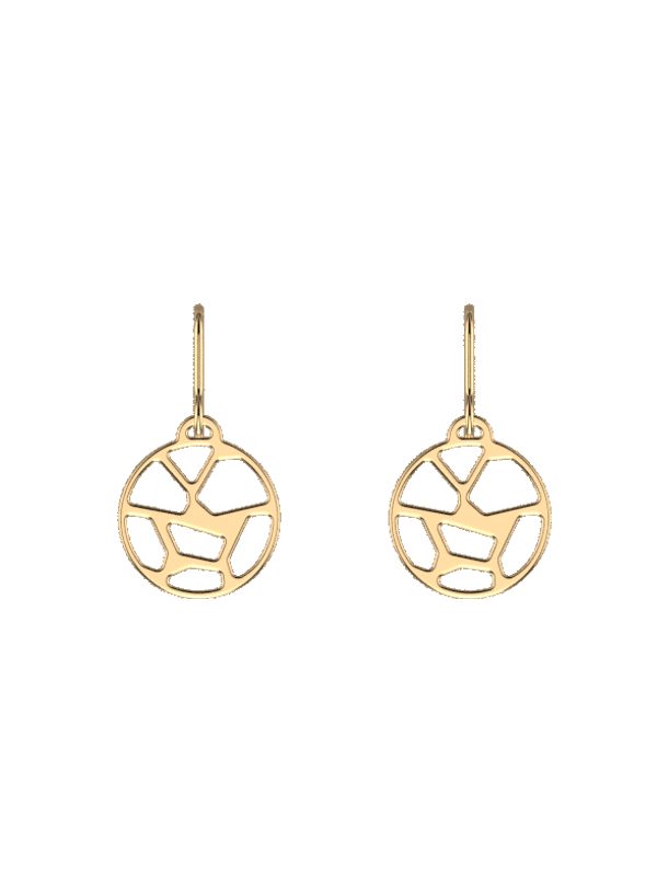 Boucles d'oreilles Girafe Dorées Les Georgettes | UB Bijoux