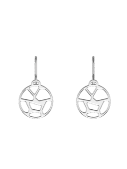 Boucles d'oreilles Girafe couleur Argent Les Georgettes | UB Bijoux