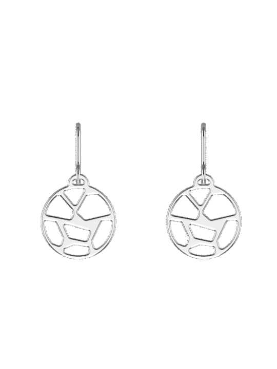 Boucles d'oreilles Girafe couleur Argent Les Georgettes | UB Bijoux