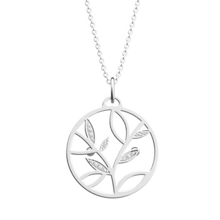 Collier Arbre de Vie couleur Argent Les Georgettes | UB Bijoux