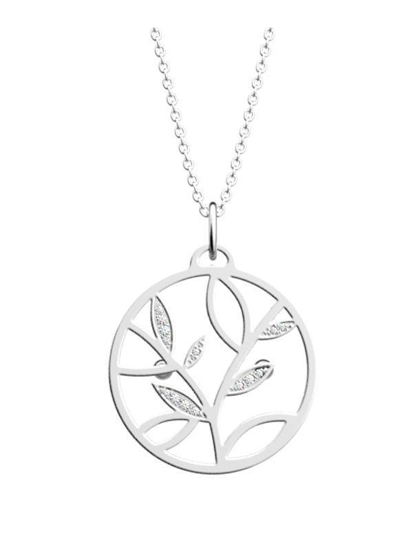 Collier Arbre de Vie couleur Argent Les Georgettes | UB Bijoux