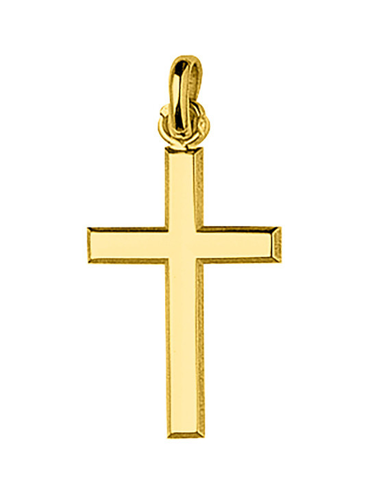 Pendentif Croix Or Jaune | UB Bijoux