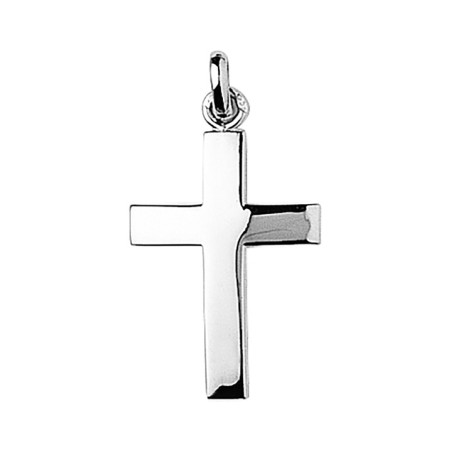 Pendentif Croix en Argent Bombé | UB Bijoux