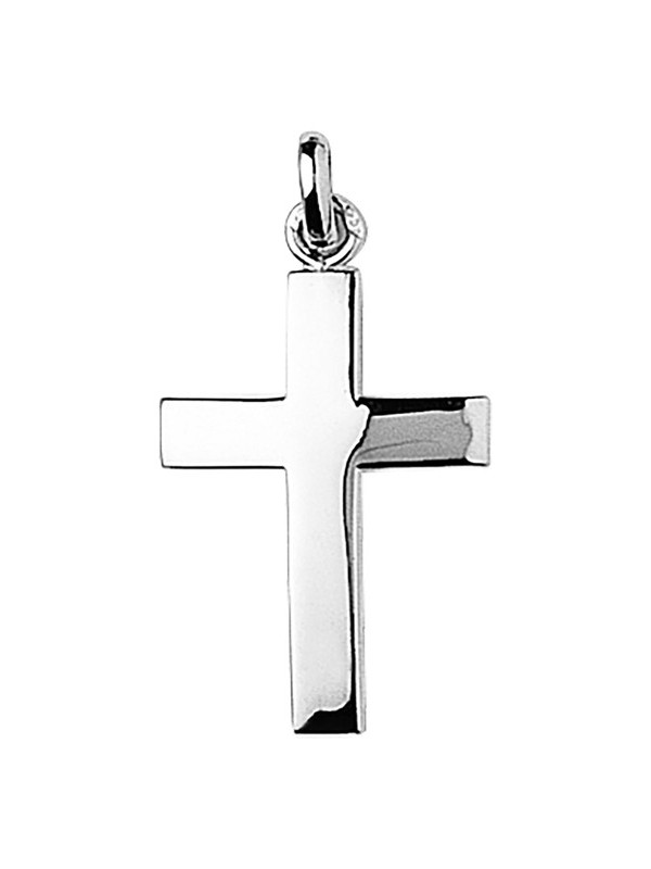 Pendentif Croix en Argent Bombé | UB Bijoux
