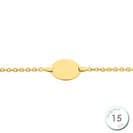 Gourmette Enfant Plaqué Or Ronde | UB Bijoux