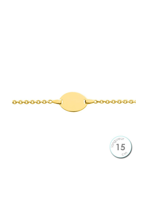 Gourmette Enfant Plaqué Or Ronde | UB Bijoux