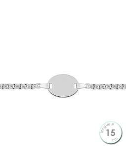 Gourmette Enfant Argent Ronde | UB Bijoux