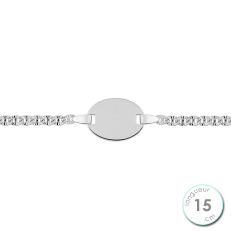 Gourmette Enfant Argent Ronde | UB Bijoux