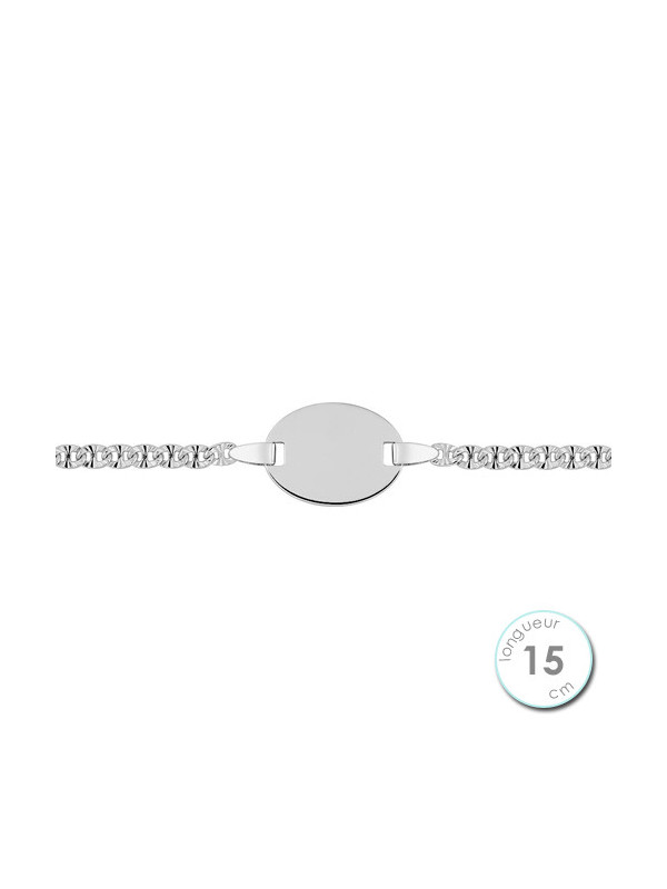 Gourmette Enfant Argent Ronde | UB Bijoux