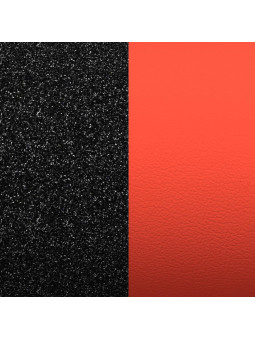 Cuir Les Georgettes Paillettes Noir / Rouge | UB Bijoux