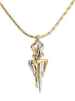 Collier Jourdan Argent Bicolore Tango | UB Bijoux