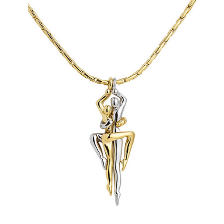 Collier Jourdan Argent Bicolore Tango | UB Bijoux