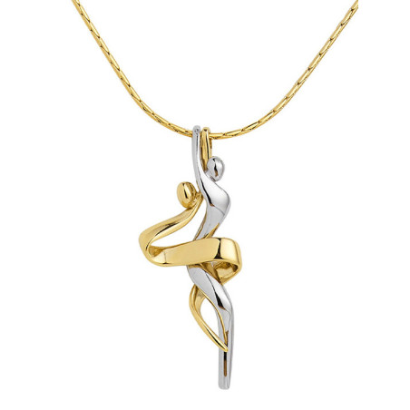 Collier Argent Bicolore Jourdan Tango | UB Bijoux