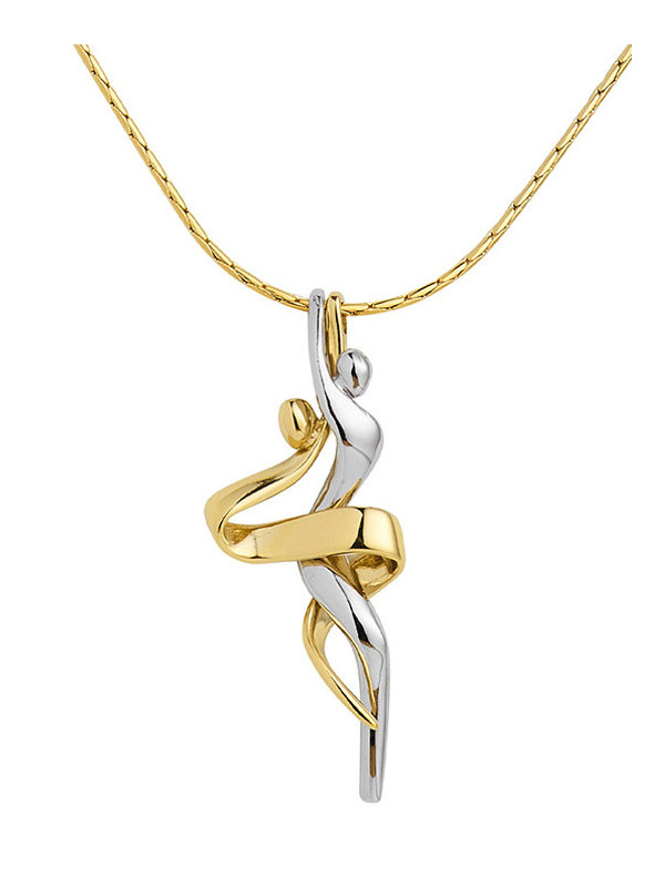 Collier Argent Bicolore Jourdan Tango | UB Bijoux
