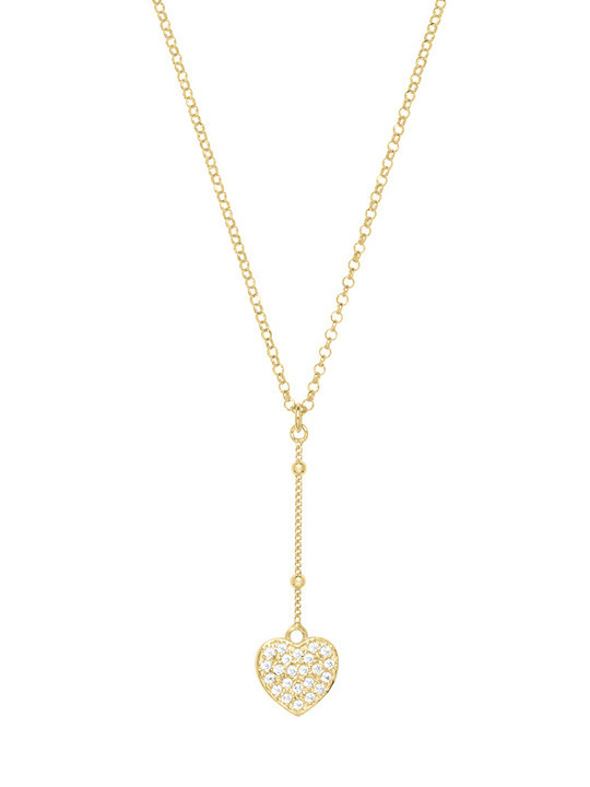 Collier Argent Doré et Oxydes de Zirconium Jourdan Aimée | UB Bijoux