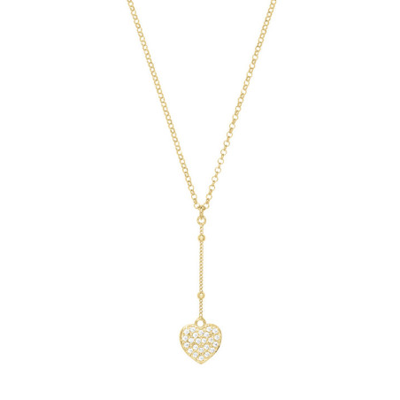 Collier Argent Doré et Oxydes de Zirconium Jourdan Aimée | UB Bijoux