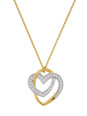 Collier Argent Doré et Oxydes de Zirconium Jourdan Roxane | UB Bijoux