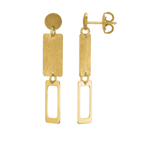 Boucles d'Oreilles Argent Doré Olympie | UB Bijoux