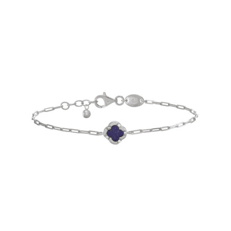 Bracelet Argent Lapis Lazuli et Oxydes de Zirconium Charles Garnier | UB Bijoux