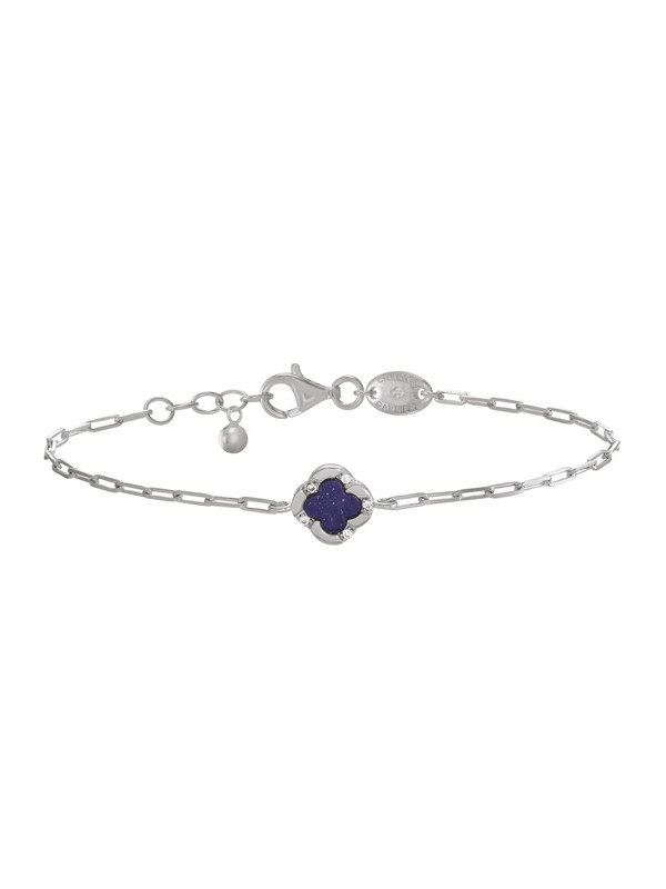 Bracelet Argent Lapis Lazuli et Oxydes de Zirconium Charles Garnier | UB Bijoux
