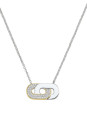 Collier Argent Bicolore et Oxydes de Zirconium Charles Garnier | UB Bijoux