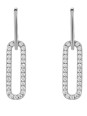 Boucles d'Oreilles Argent et Oxydes de Zirconium Charles Garnier | UB Bijoux