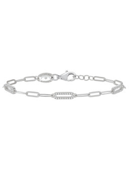 Bracelet Argent et Oxydes de Zirconium Charles Garnier | UB Bijoux