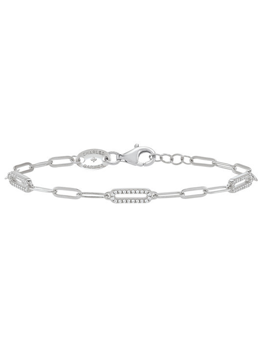 Bracelet Argent et Oxydes de Zirconium Charles Garnier | UB Bijoux