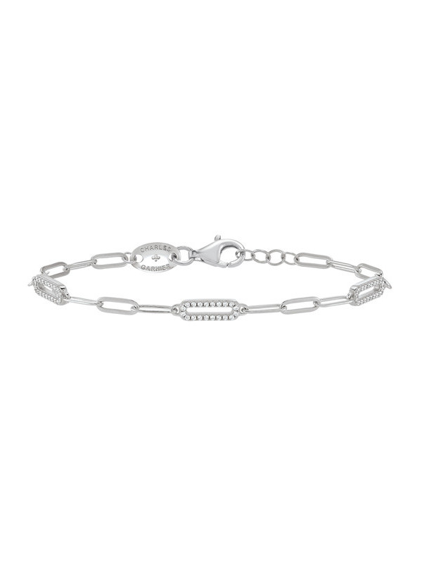 Bracelet Argent et Oxydes de Zirconium Charles Garnier | UB Bijoux