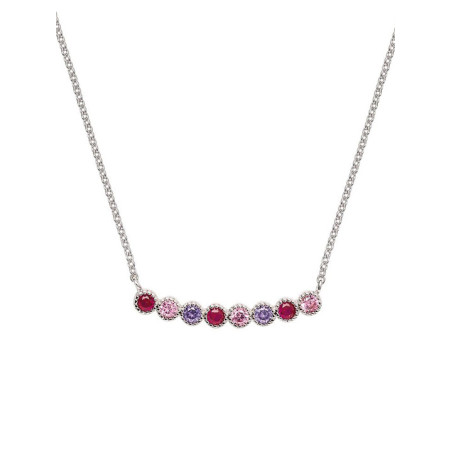 Collier Argent et Oxydes de Zirconium Go Mademoiselle | UB Bijoux