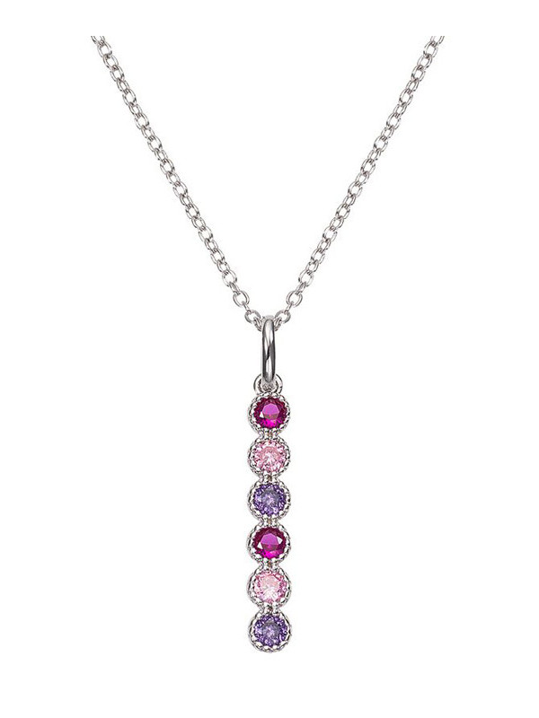 Collier Argent et Oxydes de Zirconium Go Mademoiselle | UB Bijoux