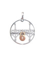 Pendentif Or Blanc et Cadena Or Rose Tournaire Lock & Love | UB Bijoux
