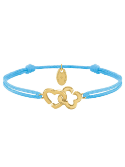 Bracelet Argent Doré Cordon Bleu Charles Garnier Passion | UB Bijoux